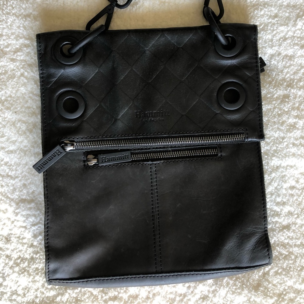 Hammitt Leather Crossbody Matte Black